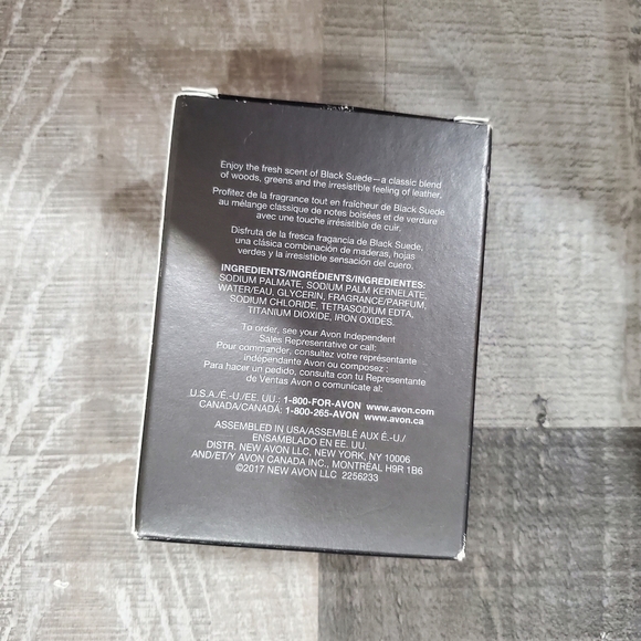 Avon  Black suede  soap on a rope 5 Oz - Picture 4 of 5